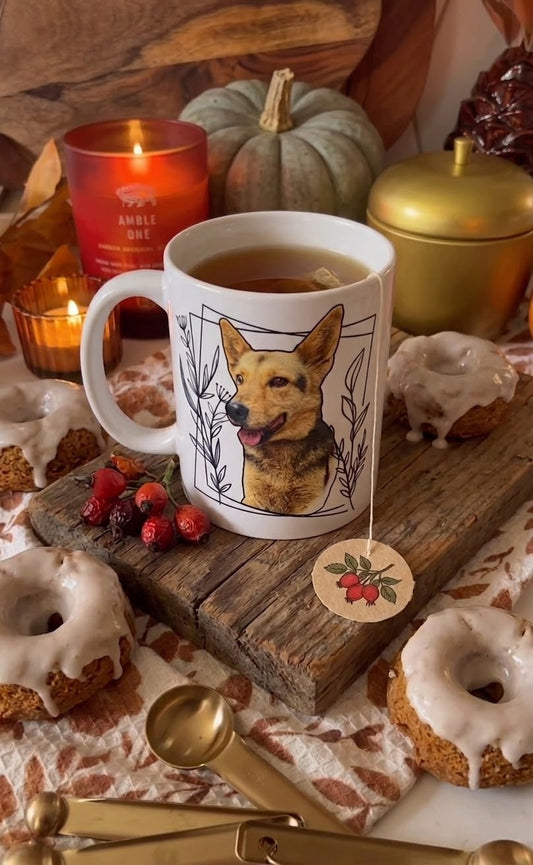 Personalizowany Kubek ze zdjęciem Twojego Pupila / Ramka Natura