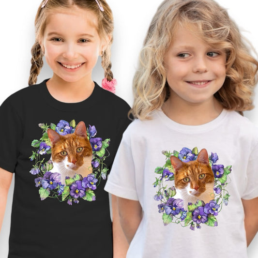 Koszulka z Twoim Pupilem Personalizacja / Biała / Czarna / Dziecięca Unisex / Wiosna 13