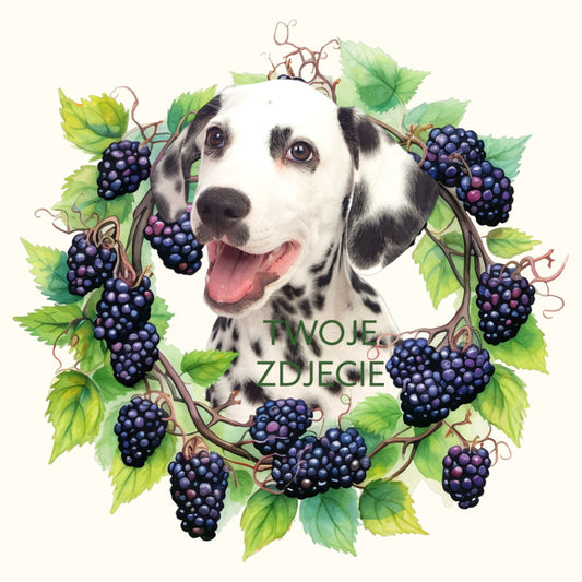 Personalizacja eko Torba ze zdjęciem Twojego Pupila / Jeżyny 2