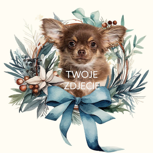 Personalizowany Kubek ze zdjęciem Twojego Pupila / Boże Narodzenie 2