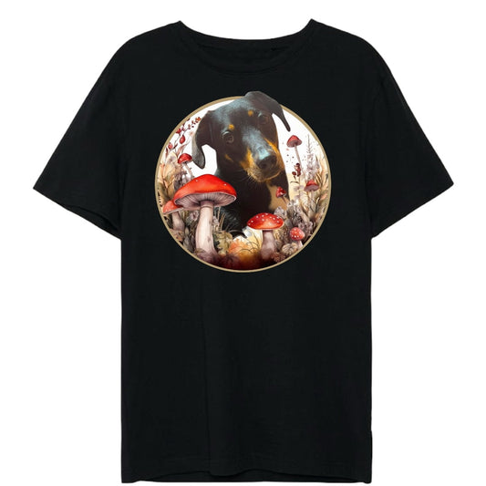 T-shirt z nadrukiem Twój Pupil na koszulce Biały / Czarny / Unisex / Muchomory