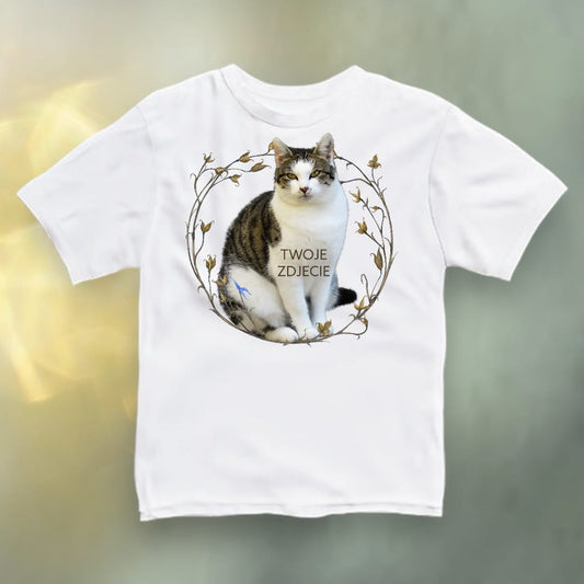 Koszulka z Twoim Pupilem Personalizacja / Biała / Czarna / Dziecięca Unisex / Badyle 1
