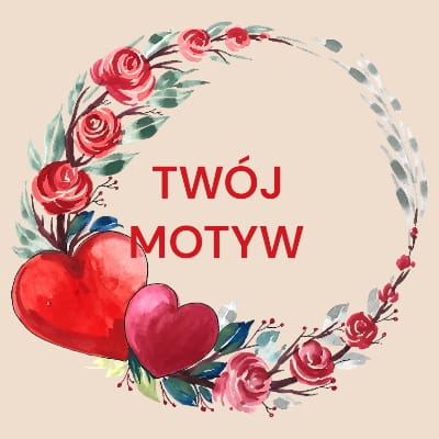 Personalizowany Prezent Poduszka z Twoim Pupilem / Serce 12