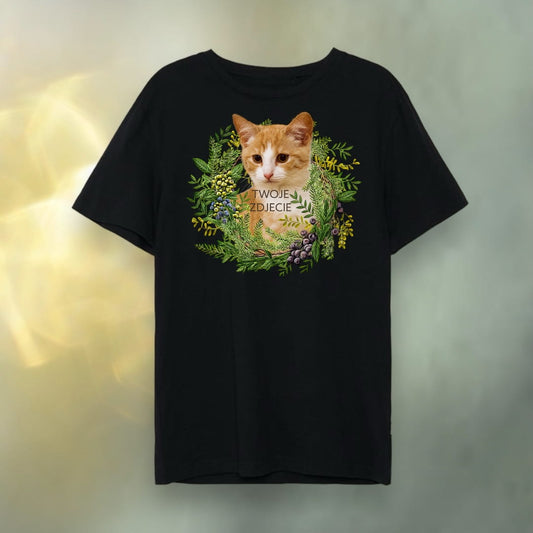 T-shirt z nadrukiem Twój Pupil na koszulce Biały / Czarny / Unisex / Las 4