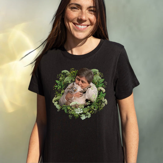 T-shirt z nadrukiem Twój Pupil na koszulce Biały / Czarny / Unisex / Zielono Mi