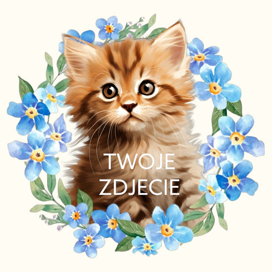 Personalizacja eko Torba ze zdjęciem Twojego Pupila / Niezapominajka 1