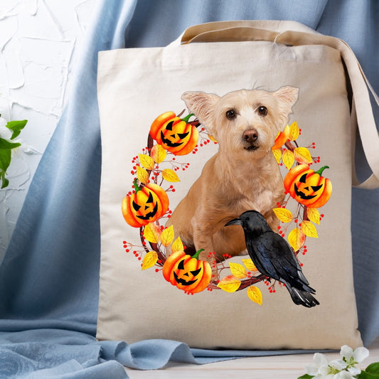 Personalizacja eko Torba ze zdjęciem Twojego Pupila / Halloween 4