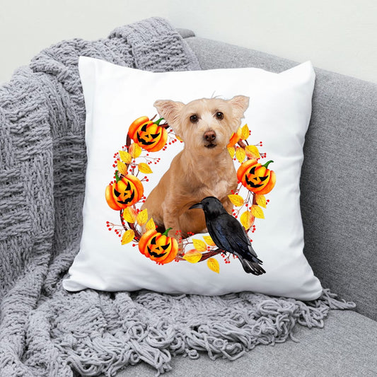 Personalizowany Prezent Poduszka z Twoim Pupilem / Halloween 4