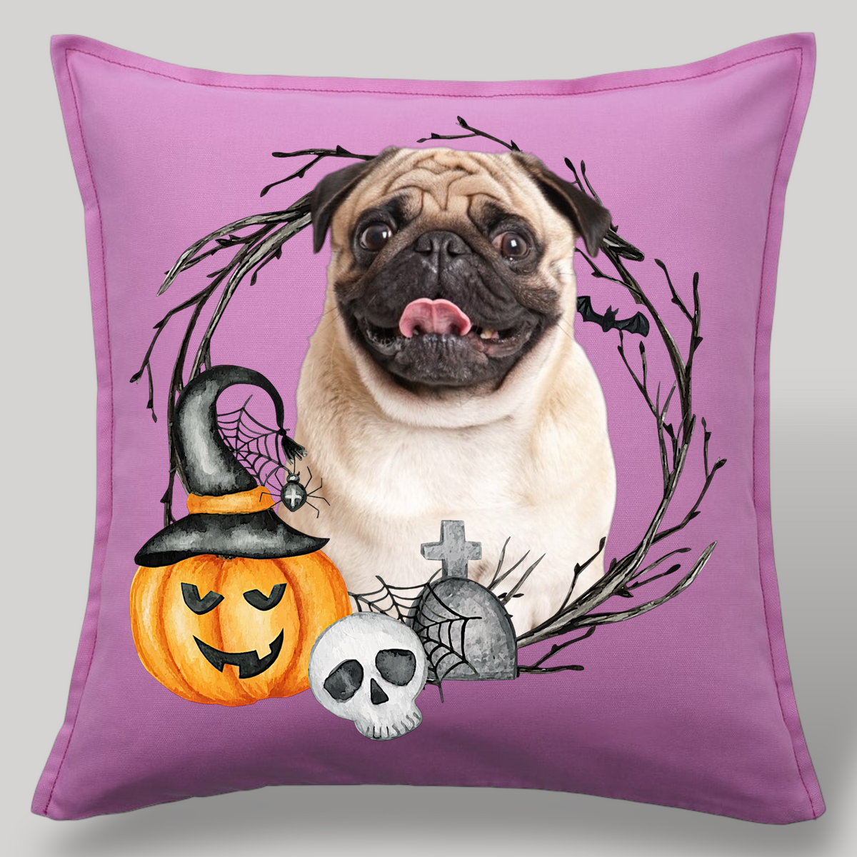 Personalizowany Prezent Poduszka z Twoim Pupilem / Halloween 7