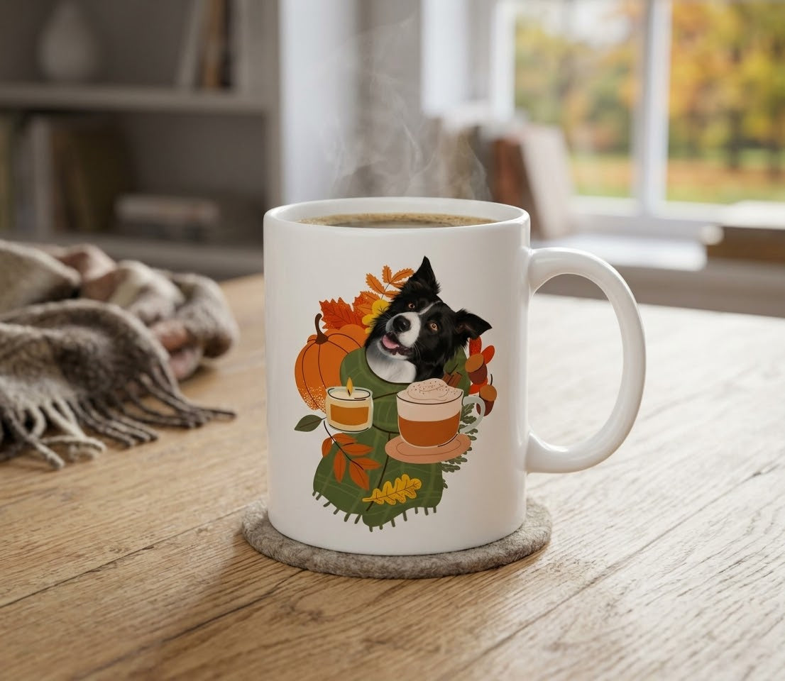 Personalizowany Kubek ze zdjęciem Twojego Pupila / Szaliczek
