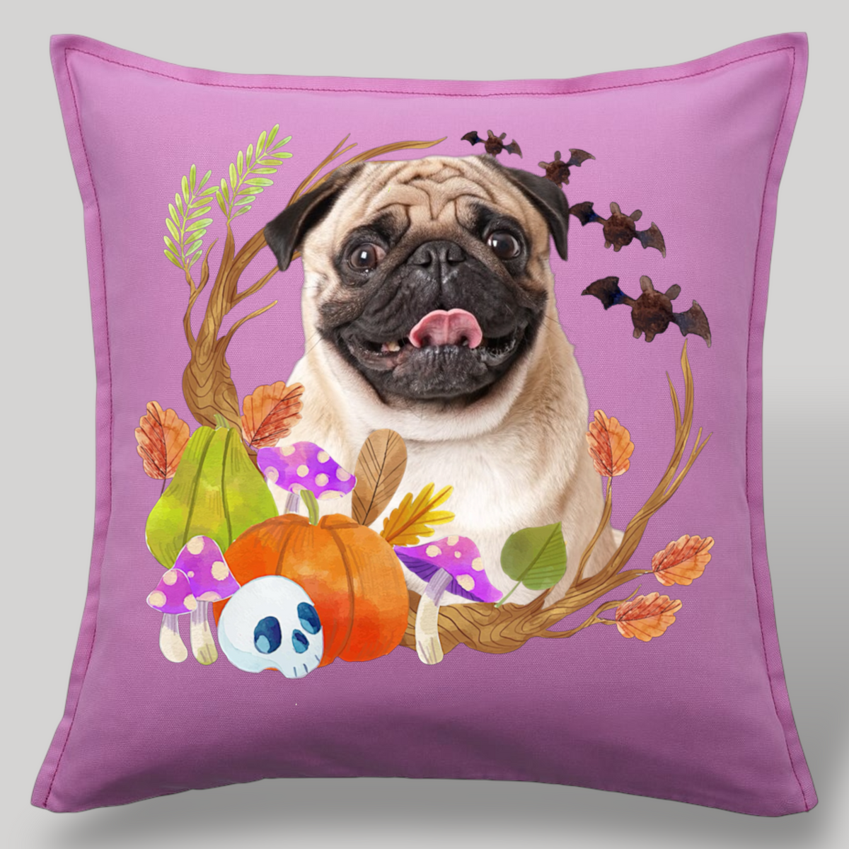 Personalizowany Prezent Poduszka z Twoim Pupilem / Halloween 6