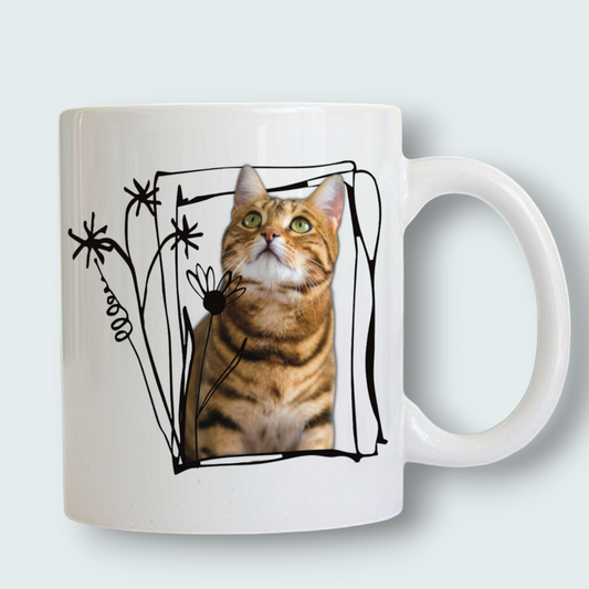 Personalizowany Kubek ze zdjęciem Twojego Pupila / Ramka Natura
