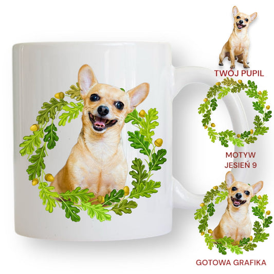 Personalizowany Kubek ze zdjęciem Twojego Pupila / Jesień 9