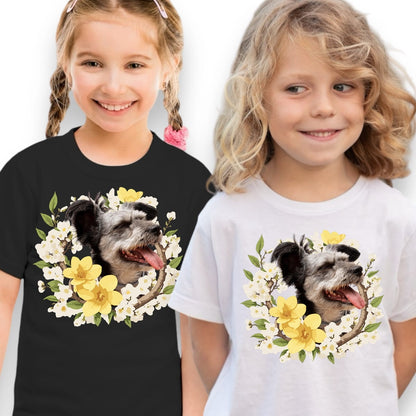 Koszulka z Twoim Pupilem Personalizacja / Biała / Czarna / Dziecięca Unisex / Wiosna 18