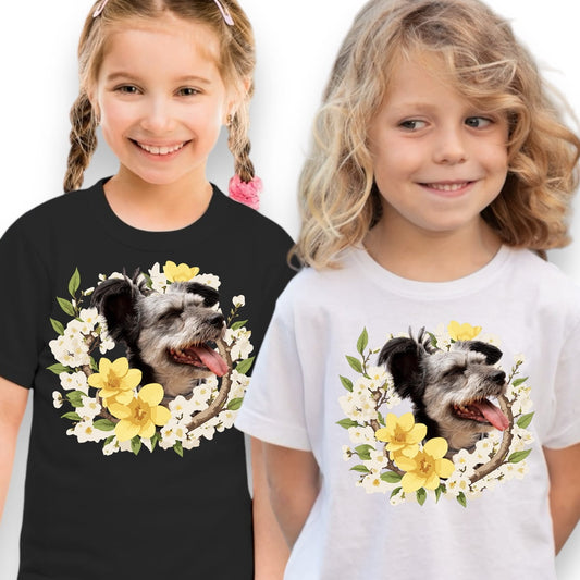 Koszulka z Twoim Pupilem Personalizacja / Biała / Czarna / Dziecięca Unisex / Wiosna 18