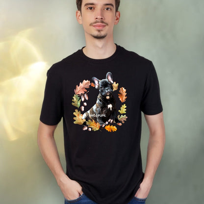T-shirt z nadrukiem Twój Pupil na koszulce Biały / Czarny / Unisex / Jesień 7