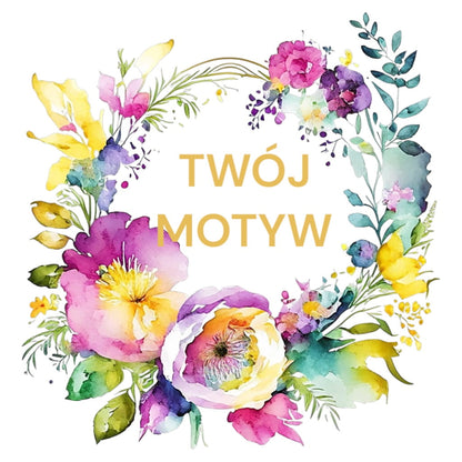 Personalizacja eko Torba ze zdjęciem Twojego Pupila / Piwonie 2