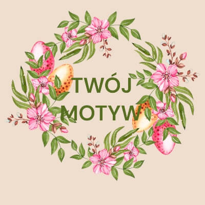 Personalizowany Prezent Poduszka z Twoim Pupilem / Wielkanoc 2