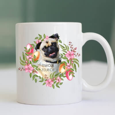 Personalizowany Kubek ze zdjęciem Twojego Pupila / Wielkanoc 2