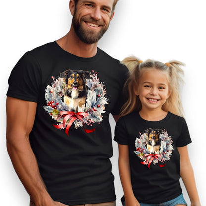 T-shirt z nadrukiem Twój Pupil na koszulce Biały / Czarny / Unisex / Boże Narodzenie 9