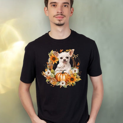 T-shirt z nadrukiem Twój Pupil na koszulce Biały / Czarny / Unisex / Jesień 3