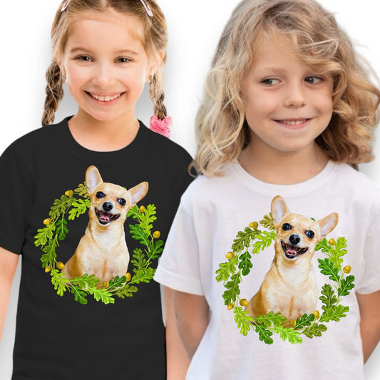 Koszulka z Twoim Pupilem Personalizacja / Biała / Czarna / Dziecięca Unisex / Jesień 9