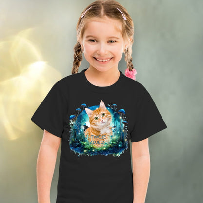 Koszulka z Twoim Pupilem Personalizacja / Biała / Czarna / Dziecięca Unisex / Magia 1