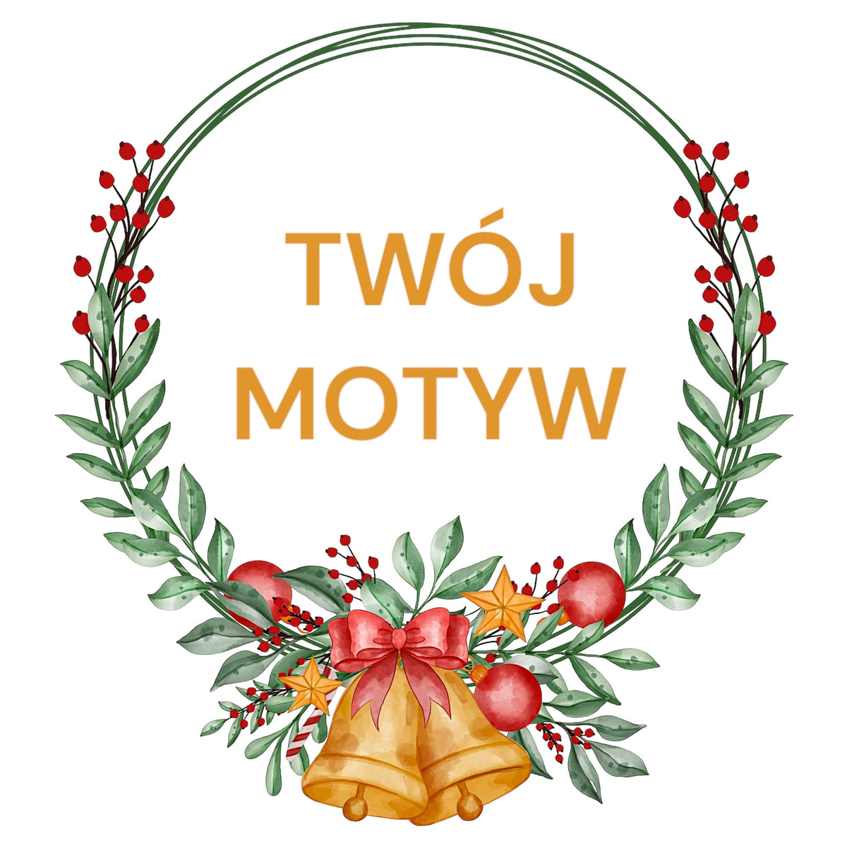 T-shirt z nadrukiem Twój Pupil na koszulce Biały / Czarny / Unisex / Boże Narodzenie 15