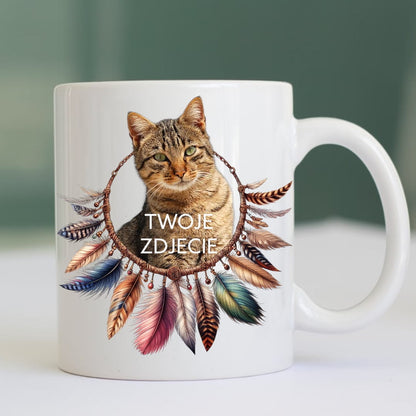 Personalizowany Kubek ze zdjęciem Twojego Pupila / Boho