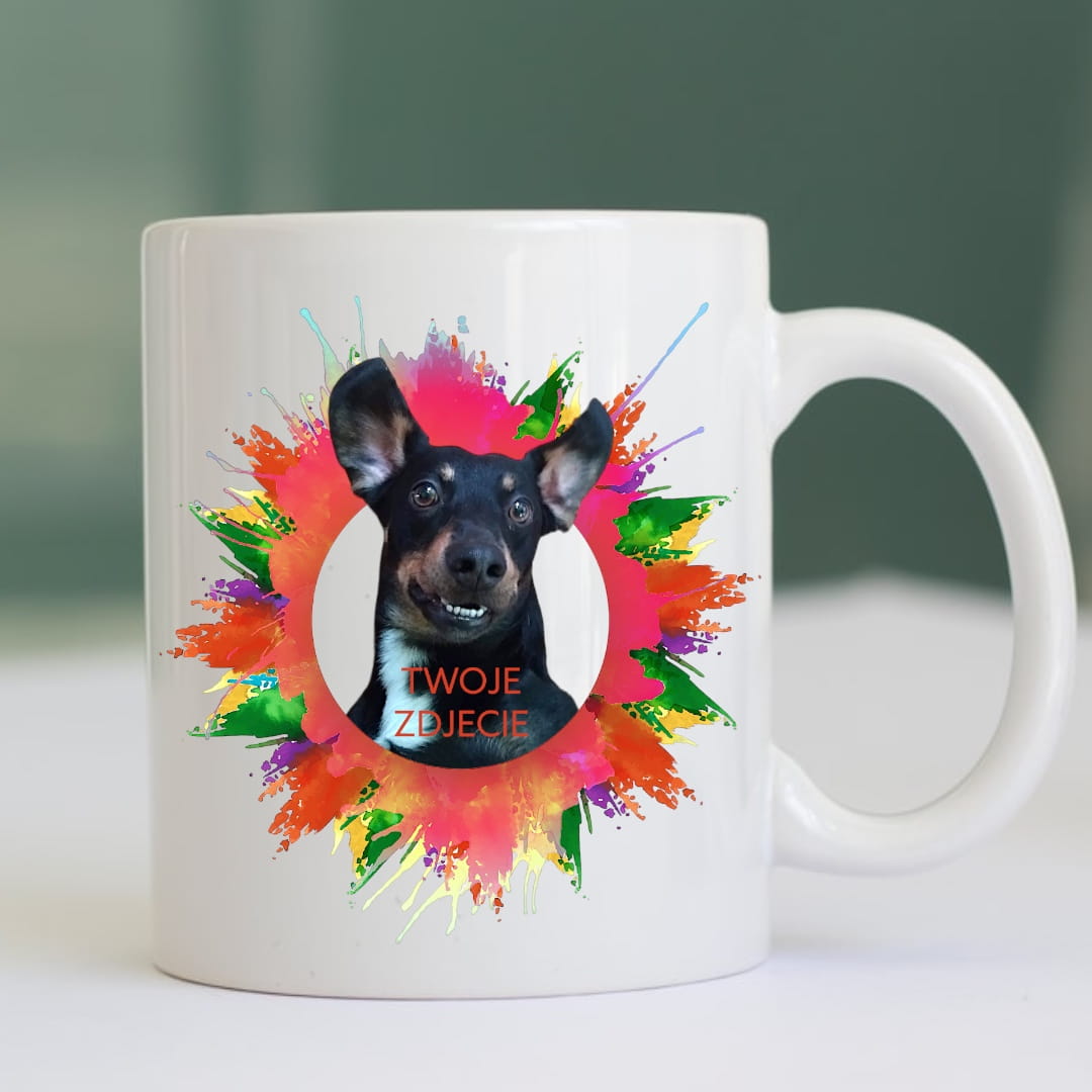Personalizowany Kubek ze zdjęciem Twojego Pupila / Plama 1