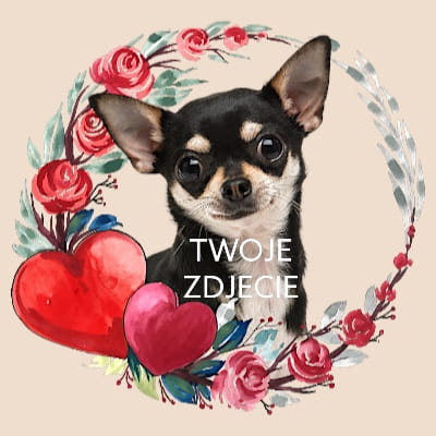 Personalizowany Kubek ze zdjęciem Twojego Pupila / Serce 12