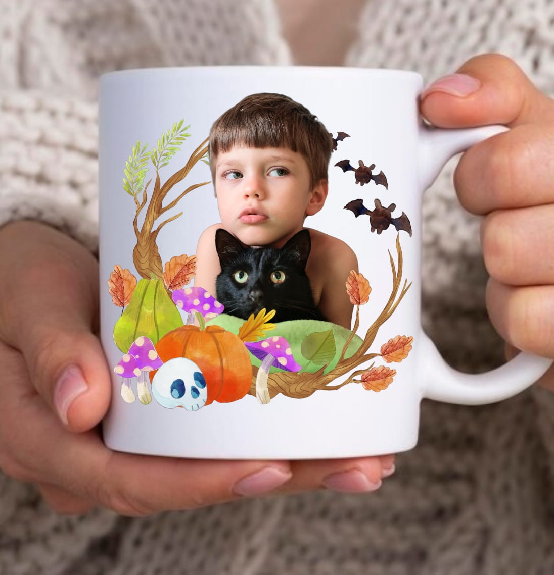 Personalizowany Kubek ze zdjęciem Twojego Pupila / Halloween 6