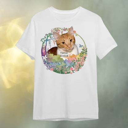 T-shirt z nadrukiem Twój Pupil na koszulce Biały / Czarny / Unisex / Magia 3