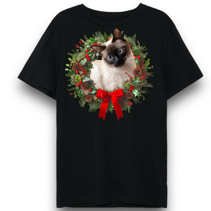 T-shirt z nadrukiem Twój Pupil na koszulce Biały / Czarny / Unisex / Boże Narodzenie 16