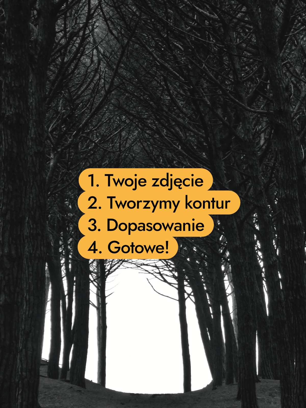 „Przejście” Unikatowy Plakat z Twoim Zdjęciem Prezent Pamiątka