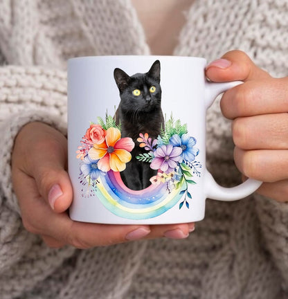 Personalizowany Kubek ze zdjęciem Twojego Pupila / Tęcza 5