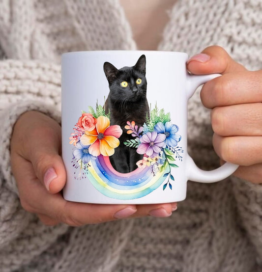 Personalizowany Kubek ze zdjęciem Twojego Pupila / Tęcza 5