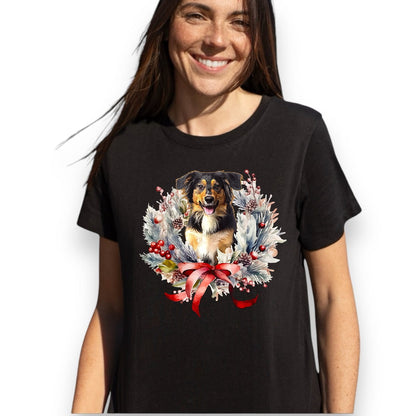 T-shirt z nadrukiem Twój Pupil na koszulce Biały / Czarny / Unisex / Boże Narodzenie 9