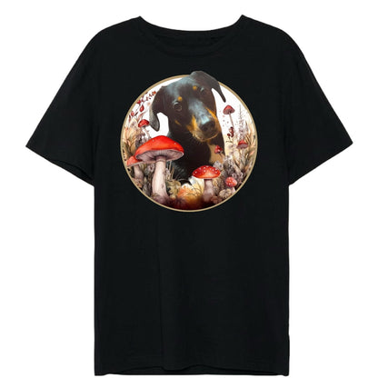 T-shirt z nadrukiem Twój Pupil na koszulce Biały / Czarny / Unisex / Muchomory