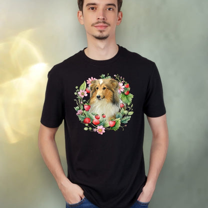 T-shirt z nadrukiem Twój Pupil na koszulce Biały / Czarny / Unisex / Truskawki 2