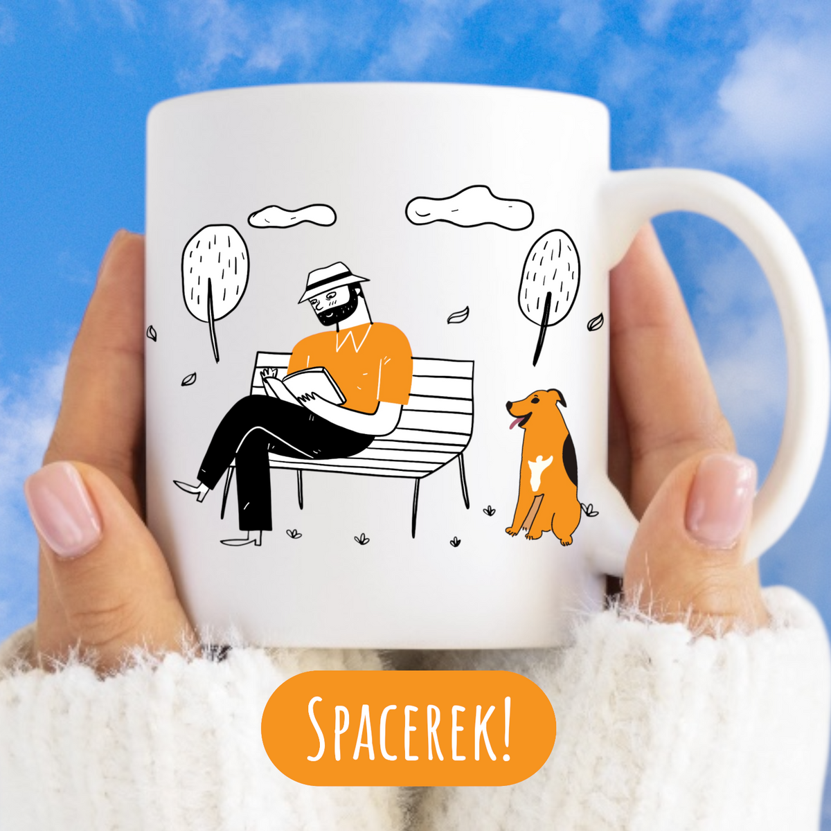 Personalizowany Kubek ze zdjęciem Twojego Pupila / Spacerek