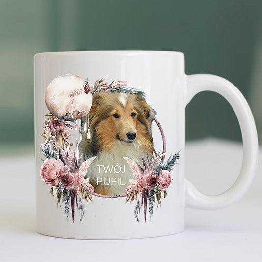 Personalizowany Kubek ze zdjęciem Twojego Pupila / Boho 2