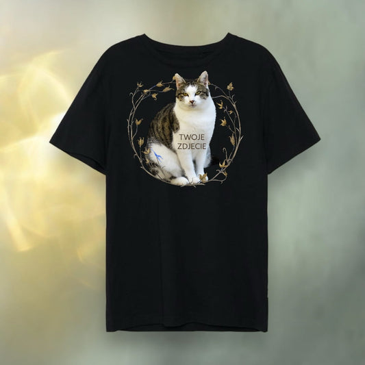 T-shirt z nadrukiem Twój Pupil na koszulce Biały / Czarny / Unisex / Badyle 1