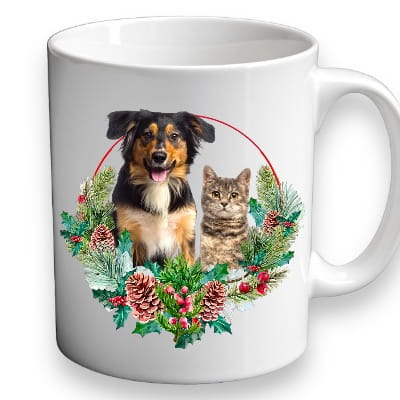 Personalizowany Kubek ze zdjęciem Twojego Pupila / Boże Narodzenie 8