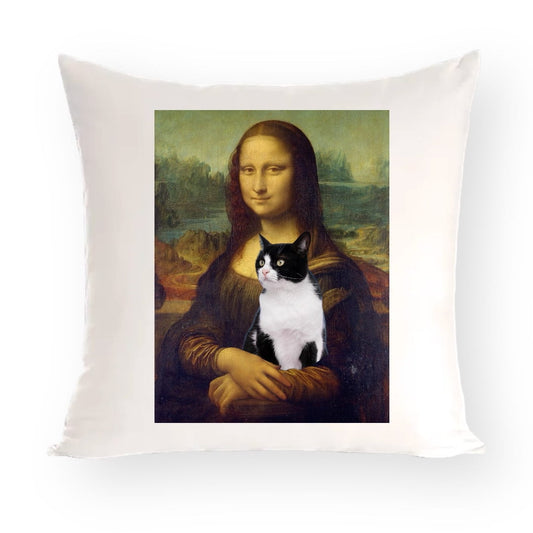Personalizowany Prezent Poduszka z Twoim Pupilem / Mona Lisa