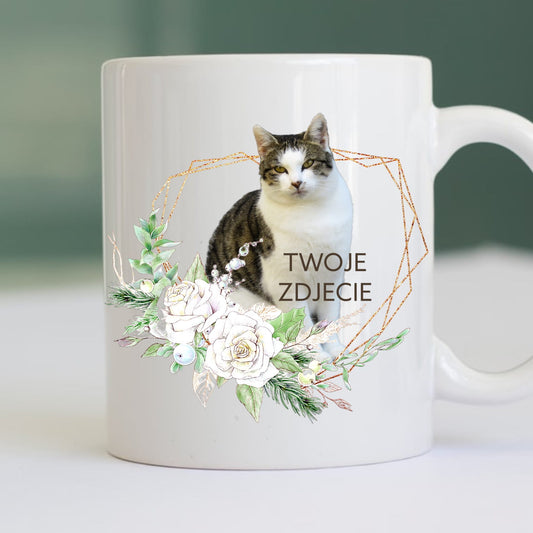 Personalizowany Kubek ze zdjęciem Twojego Pupila / Serce 3