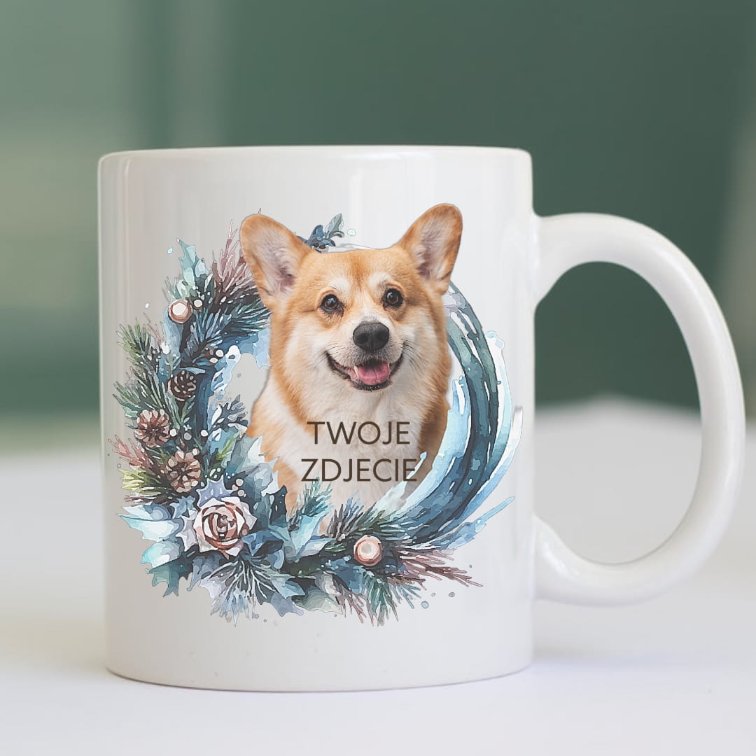 Personalizowany Kubek ze zdjęciem Twojego Pupila / Boże Narodzenie 3