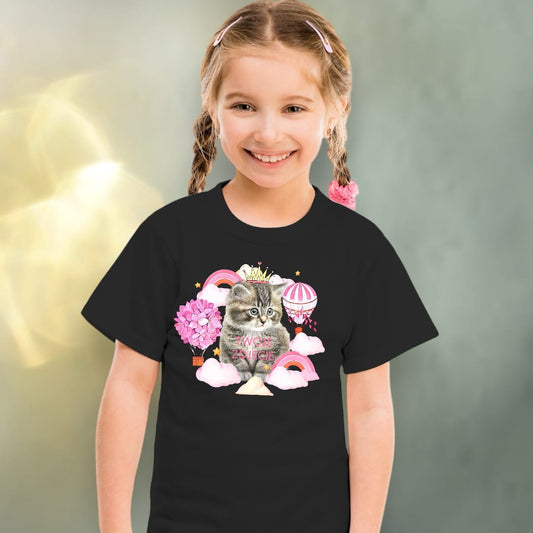 Koszulka z Twoim Pupilem Personalizacja / Biała / Czarna / Dziecięca Unisex / Lot balonem 1