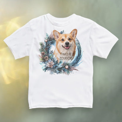 Koszulka z Twoim Pupilem Personalizacja / Biała / Czarna / Dziecięca Unisex Boże Narodzenie 3