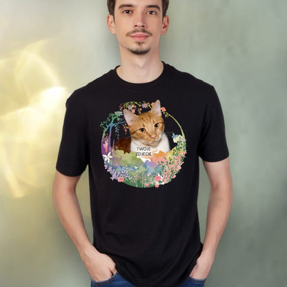 T-shirt z nadrukiem Twój Pupil na koszulce Biały / Czarny / Unisex / Magia 3